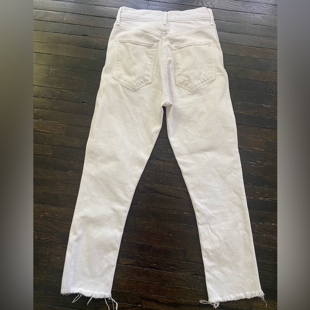 Agolde Riley High Rise Straight Crop Jeans - Picture 7 of 7